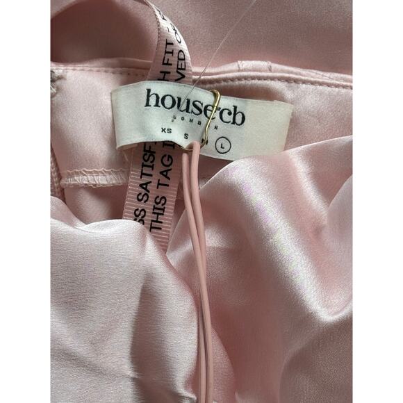 House of CB Charmaine Maxi Dress Blush Pink Size Large NWT - Picture 6 of 10